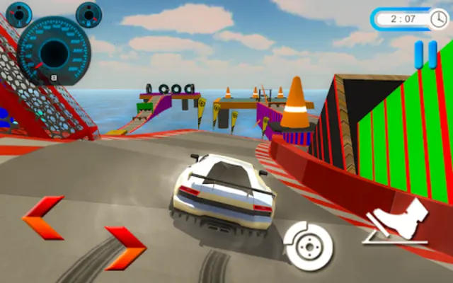 Impossible Ramp Car Stunts Racing android App screenshot 2